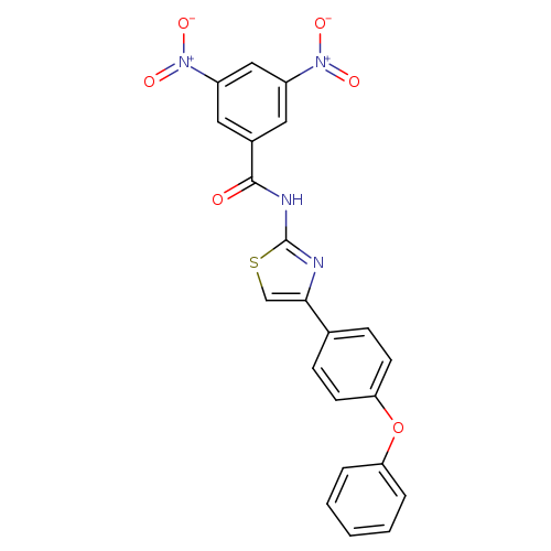 3,5-dinitro-N-[4-(4-phenoxyphenyl)-1,3-thiazol-2-yl]benzamide