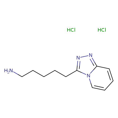 5-([1,2,4]Triazolo[4,3-a]pyridin-3-yl)pentan-1-amine;dihydrochloride