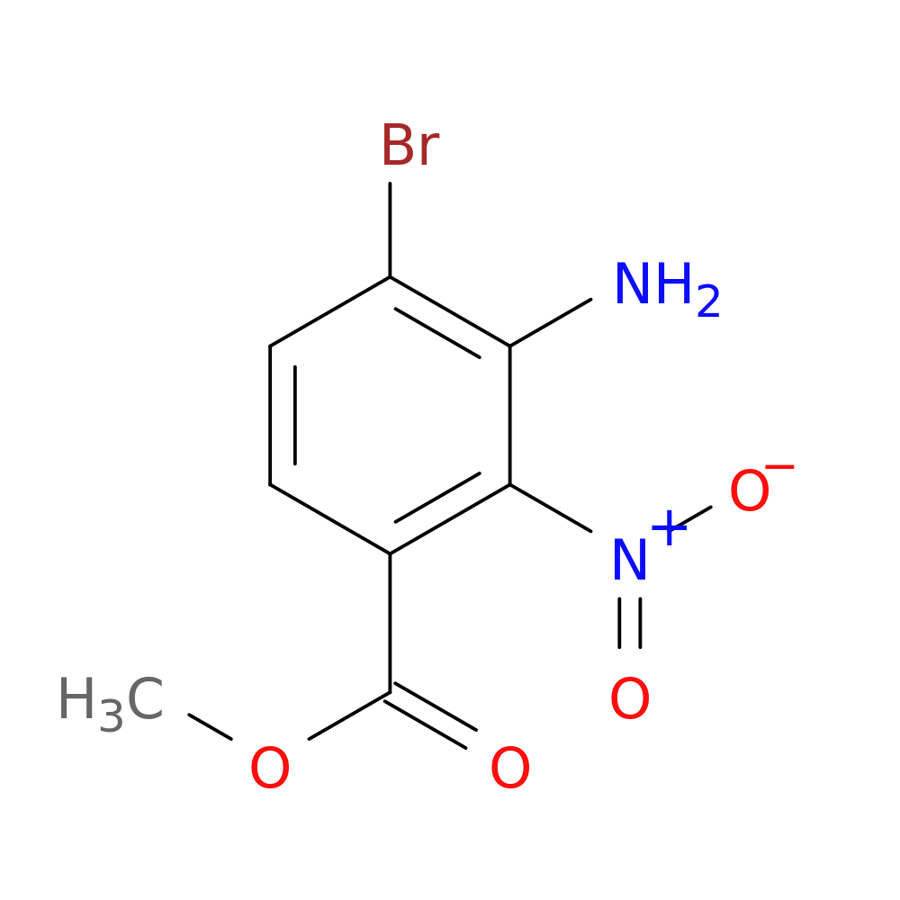 Methyl 3-amino-4-bromo-2-nitrobenzoate