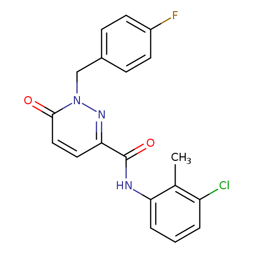 N-(3-chloro-2-methylphenyl)-1-[(4-fluorophenyl)methyl]-6-oxo-1,6-dihydropyridazine-3-carboxamide