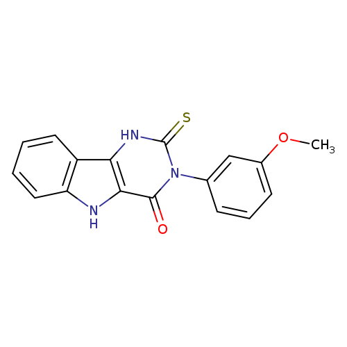 3-(3-methoxyphenyl)-2-sulfanylidene-1H,2H,3H,4H,5H-pyrimido[5,4-b]indol-4-one