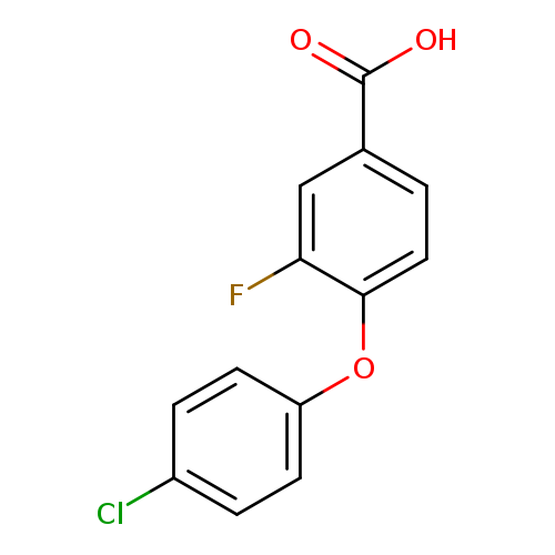 4-(4-chlorophenoxy)-3-fluorobenzoic acid