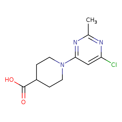 1-(6-Chloro-2-methylpyrimidin-4-yl)piperidine-4-carboxylic acid