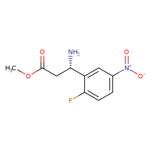 methyl(3S)-3-amino-3-(2-fluoro-5-nitrophenyl)propanoate