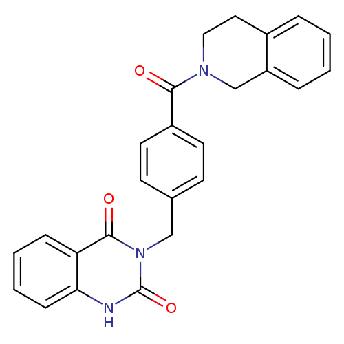 3-{[4-(1,2,3,4-tetrahydroisoquinoline-2-carbonyl)phenyl]methyl}-1,2,3,4-tetrahydroquinazoline-2,4-dione