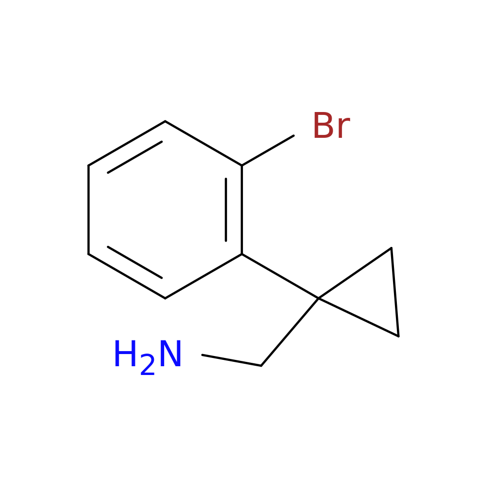 (1-(2-Bromophenyl)cyclopropyl)methanamine