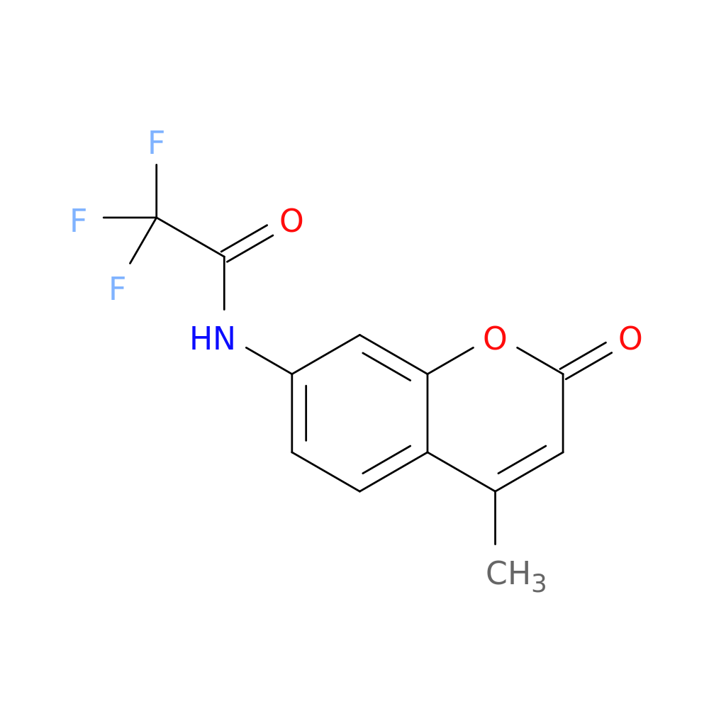 2,2,2-trifluoro-N-(4-methyl-2-oxo-2H-chromen-7-yl)acetamide