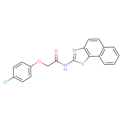 2-(4-chlorophenoxy)-N-{naphtho[2,1-d][1,3]thiazol-2-yl}acetamide