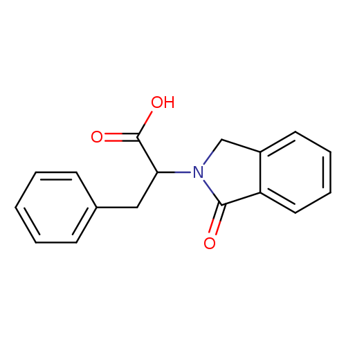 2-(1-OXO-1,3-DIHYDRO-2H-ISOINDOL-2-YL)-3-PHENYLPROPANOIC ACID