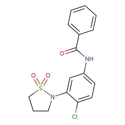 N-[4-chloro-3-(1,1-dioxo-1lambda6,2-thiazolidin-2-yl)phenyl]benzamide