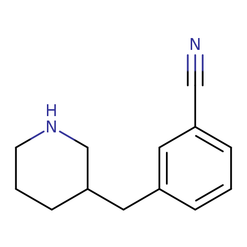 Benzonitrile, 3-(3-piperidinylmethyl)-