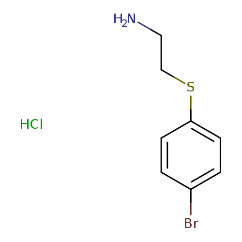 1-[(2-aminoethyl)sulfanyl]-4-bromobenzene hydrochloride