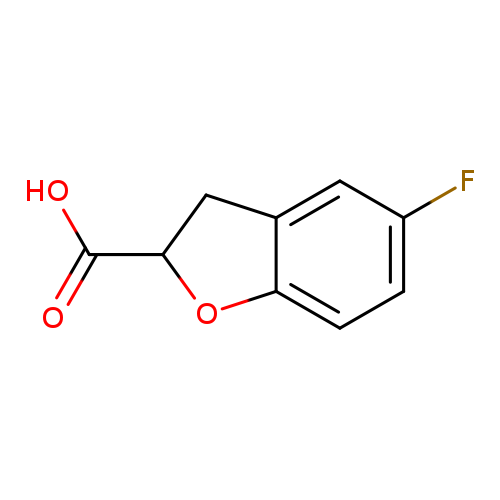 2-Benzofurancarboxylic acid, 5-fluoro-2,3-dihydro-
