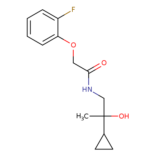 N-(2-cyclopropyl-2-hydroxypropyl)-2-(2-fluorophenoxy)acetamide
