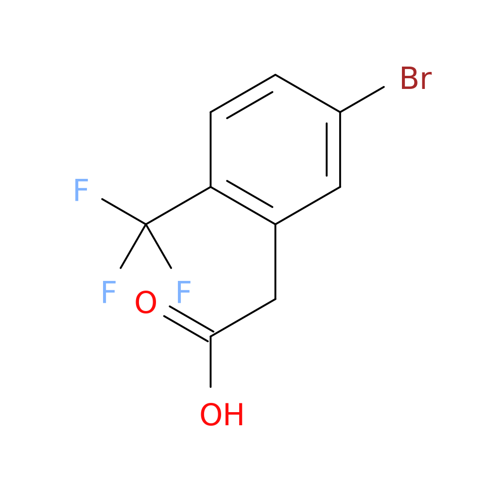 2-[5-bromo-2-(trifluoromethyl)phenyl]acetic acid