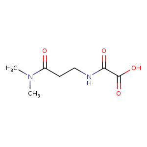 {[2-(dimethylcarbamoyl)ethyl]carbamoyl}formic acid
