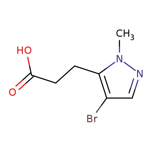 3-(4-bromo-1-methyl-1H-pyrazol-5-yl)propanoic acid
