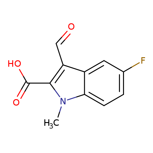5-fluoro-3-formyl-1-methyl-1H-indole-2-carboxylic acid