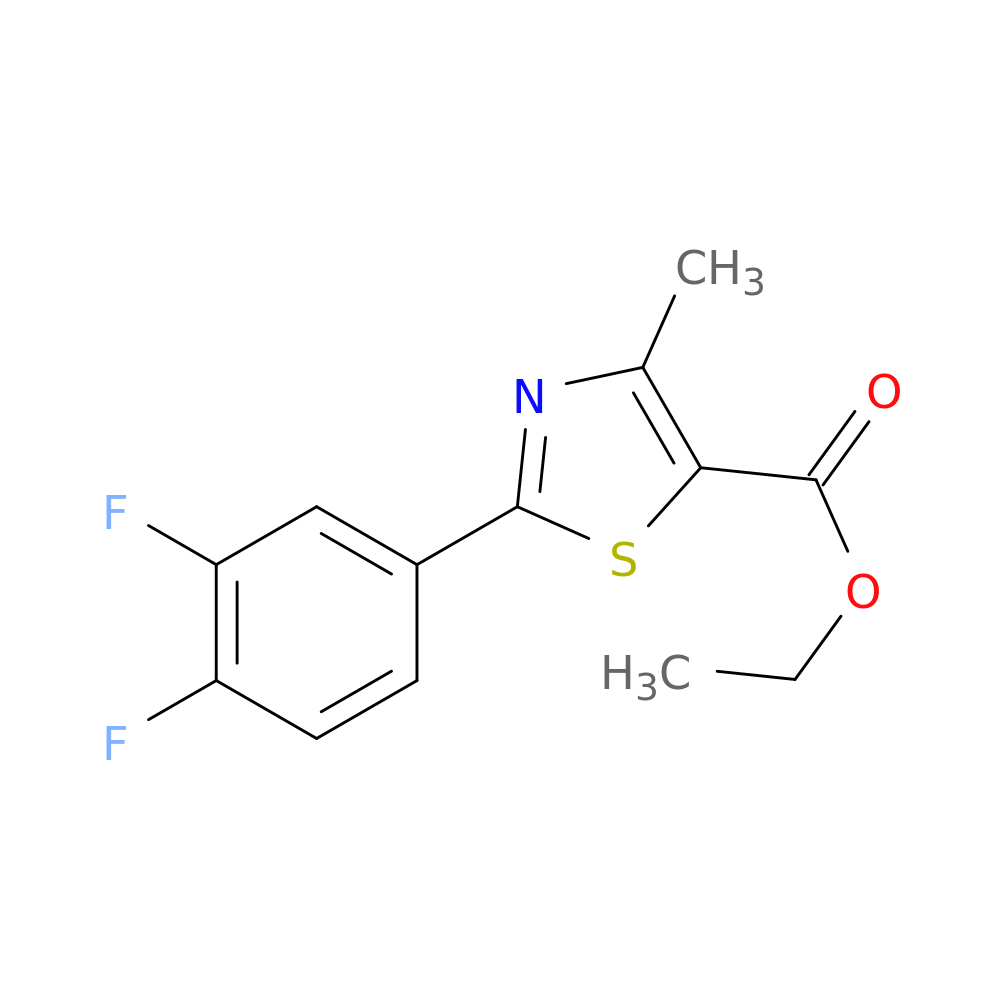 Ethyl 2-(3,4-difluorophenyl)-4-methylthiazole-5-carboxylate