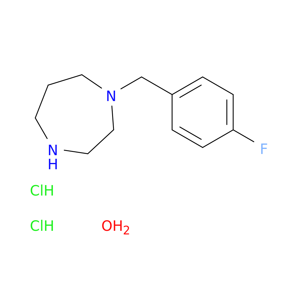 1-(4-Fluorobenzyl)homopiperazine dihydrochloride hydrate