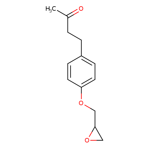 4-[4-(oxiran-2-ylmethoxy)phenyl]butan-2-one