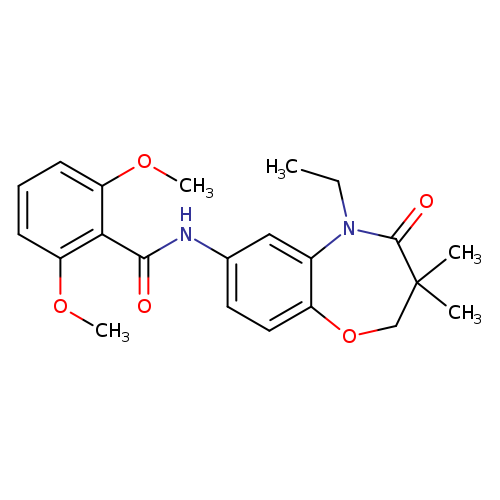N-(5-ethyl-3,3-dimethyl-4-oxo-2,3,4,5-tetrahydro-1,5-benzoxazepin-7-yl)-2,6-dimethoxybenzamide