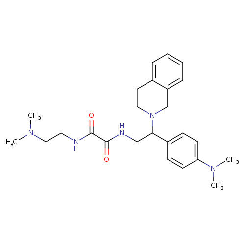 N-[2-(dimethylamino)ethyl]-N'-{2-[4-(dimethylamino)phenyl]-2-(1,2,3,4-tetrahydroisoquinolin-2-yl)ethyl}ethanediamide