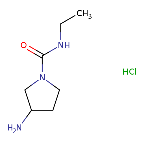3-amino-N-ethylpyrrolidine-1-carboxamide hydrochloride
