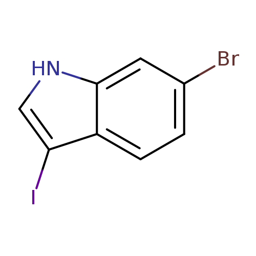 1H-Indole, 6-bromo-3-iodo-