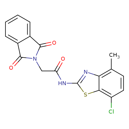 N-(7-chloro-4-methyl-1,3-benzothiazol-2-yl)-2-(1,3-dioxo-2,3-dihydro-1H-isoindol-2-yl)acetamide