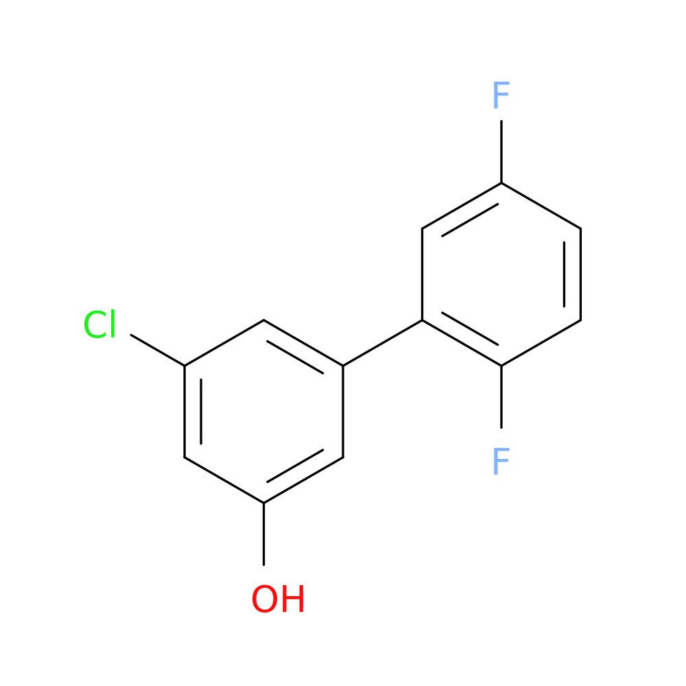 3-Chloro-5-(2,5-difluorophenyl)phenol
