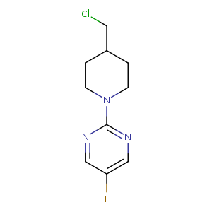 2-(4-(Chloromethyl)piperidin-1-yl)-5-fluoropyrimidine