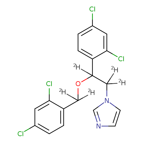 1-[2-(2,4-dichlorophenyl)-2-[(2,4-dichlorophenyl)methoxy-d<sub>2</sub>]ethyl-d<sub>3</sub>]-1H-imidazole