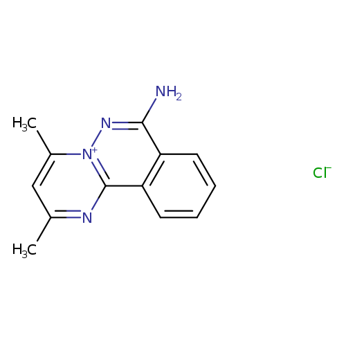 7-amino-2,4-dimethyl-5lambda5-pyrimido[2,1-a]phthalazin-5-ylium chloride
