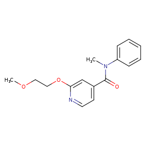 2-(2-methoxyethoxy)-N-methyl-N-phenylpyridine-4-carboxamide