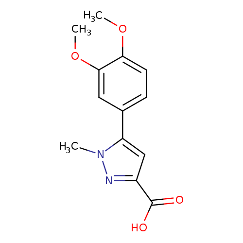 5-(3,4-dimethoxyphenyl)-1-methyl-1H-pyrazole-3-carboxylic acid