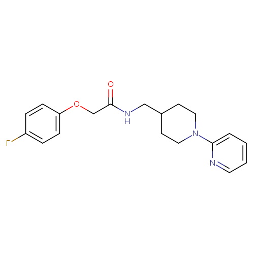 2-(4-fluorophenoxy)-N-{[1-(pyridin-2-yl)piperidin-4-yl]methyl}acetamide
