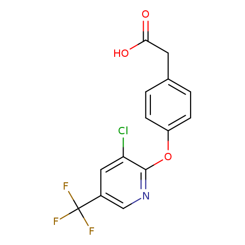 2-(4-{[3-chloro-5-(trifluoromethyl)pyridin-2-yl]oxy}phenyl)acetic acid
