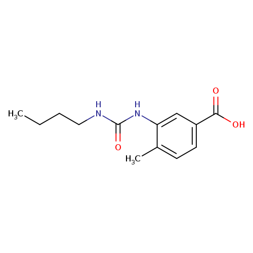 3-[(butylcarbamoyl)amino]-4-methylbenzoic acid