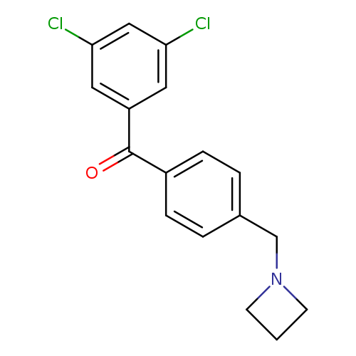 (4-(Azetidin-1-ylmethyl)phenyl)(3,5-dichlorophenyl)methanone