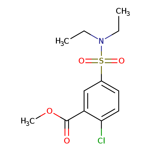methyl 2-chloro-5-(diethylsulfamoyl)benzoate