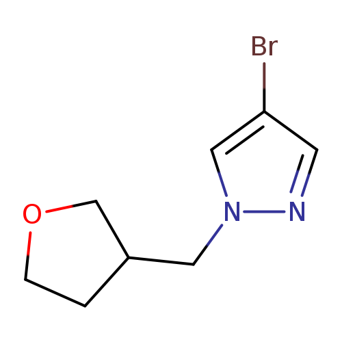4-bromo-1-(oxolan-3-ylmethyl)-1H-pyrazole