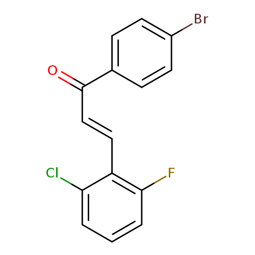 (2E)-1-(4-bromophenyl)-3-(2-chloro-6-fluorophenyl)prop-2-en-1-one