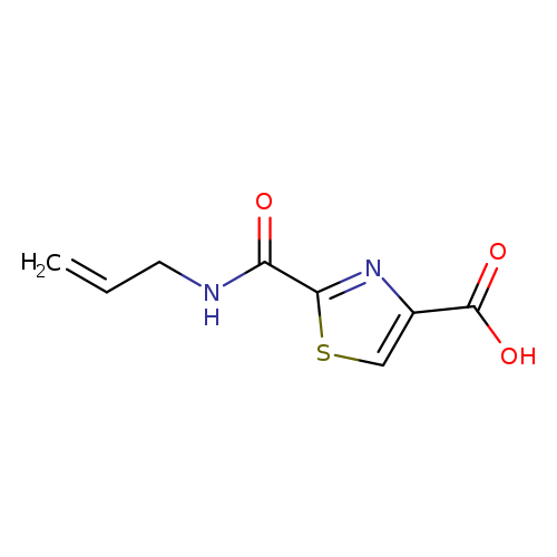 2-[(prop-2-en-1-yl)carbamoyl]-1,3-thiazole-4-carboxylic acid