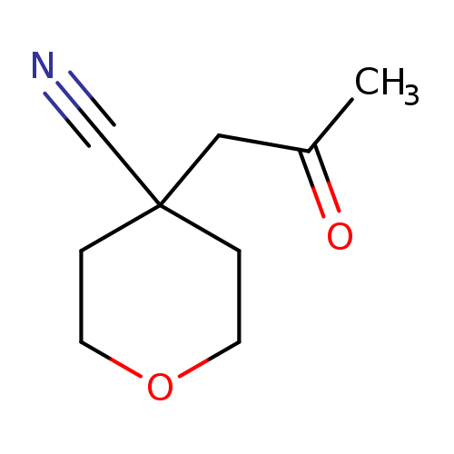 4-(2-oxopropyl)oxane-4-carbonitrile