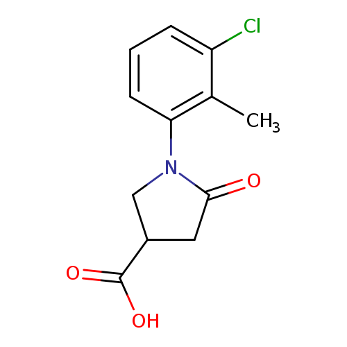1-(3-Chloro-2-methylphenyl)-5-oxopyrrolidine-3-carboxylic acid