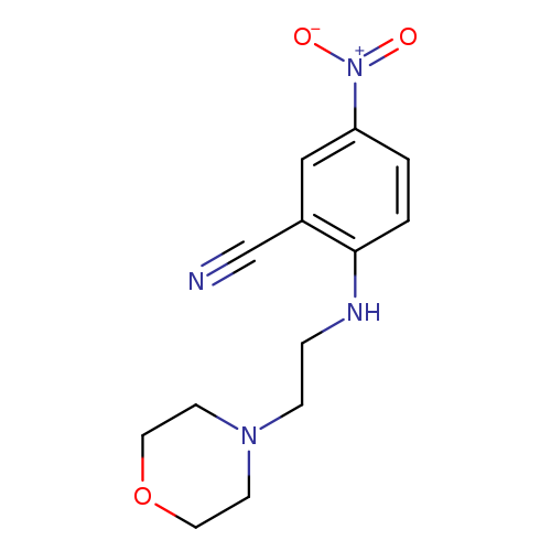 2-[(2-Morpholin-4-ylethyl)amino]-5-nitrobenzonitrile