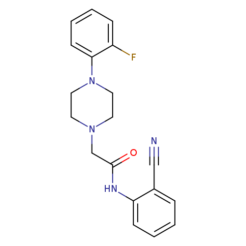 N-(2-cyanophenyl)-2-[4-(2-fluorophenyl)piperazin-1-yl]acetamide
