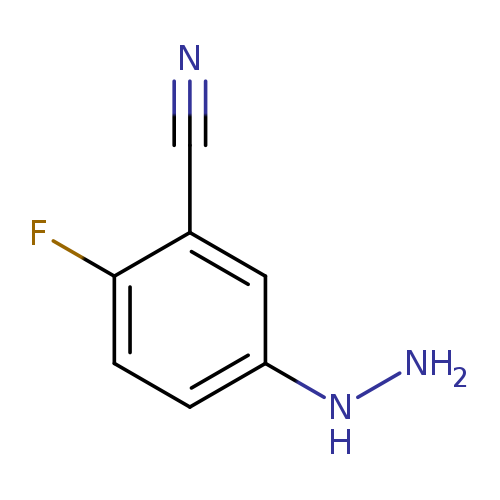 2-Fluoro-5-hydrazinylbenzonitrile