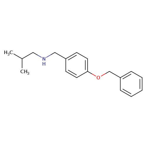 {[4-(benzyloxy)phenyl]methyl}(2-methylpropyl)amine